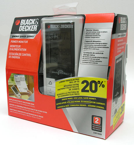 Black & Decker Power Monitor box