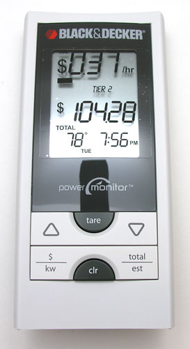 Black & Decker Power Monitor digital display