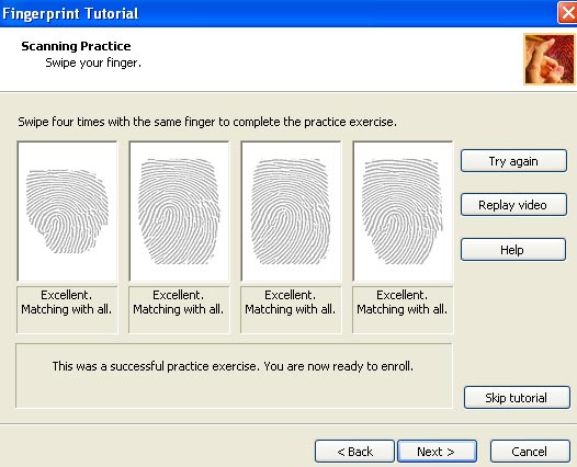 UPEK Eikon Digital Privacy Manager Fingerprint Reader