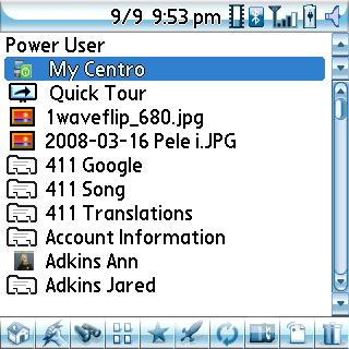 Power User Screen