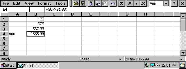 Pocket Excel, 33 KB