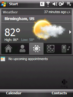 htc home weather