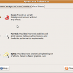 Ubuntu Appearance Preferences