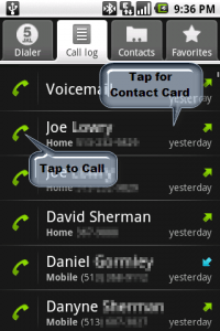 Android Call Log