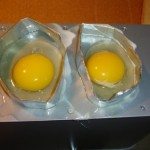 Heat test- you can see them setting on the edges a bit already