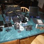 All the gear I can fit in this bag!