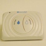 Brondell PerfectFlush -- Left button: whole flush; Right button: half flush