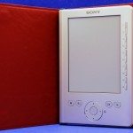Sony Pocket Edition reader in optional premium case