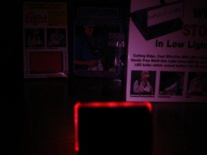 3 LED with red filter