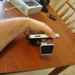 The volume pass-through buttons