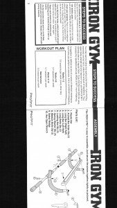 Scan of a user's manual that had staples in the middle of its binding.  While the scan lenghth worked ok, the staples tripped up the scanner so I should have split the scan into two.