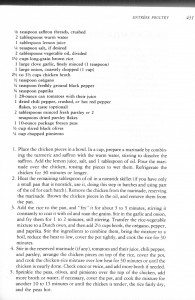 Original scan from a cook book, rotated.