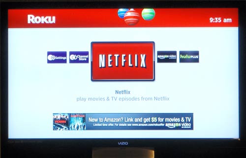 Roku Netflix Interface