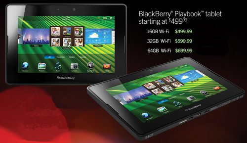 blackberry playbook. the BlackBerry PlayBook