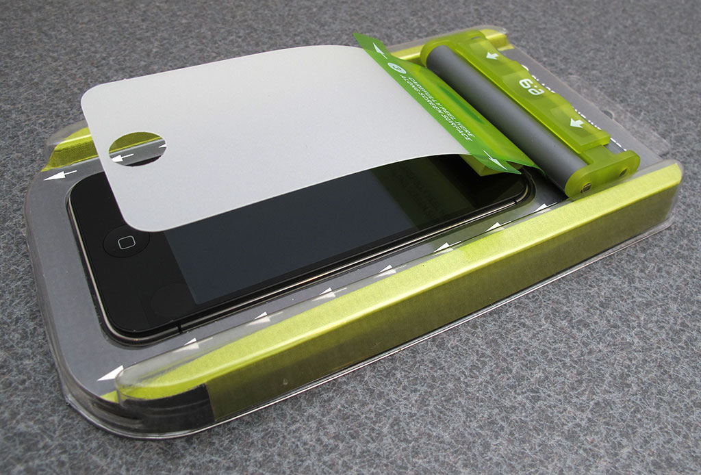 Mica protectora PureGear PureTek Roll-On para iPhone 4/4S