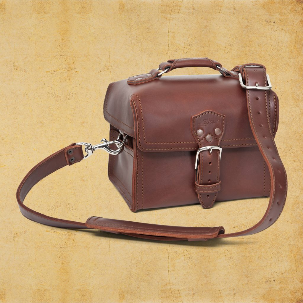 saddle leather computer bag