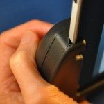 The Comfe Hands grips will work with the original iPad, just not neatly. Note the gap.