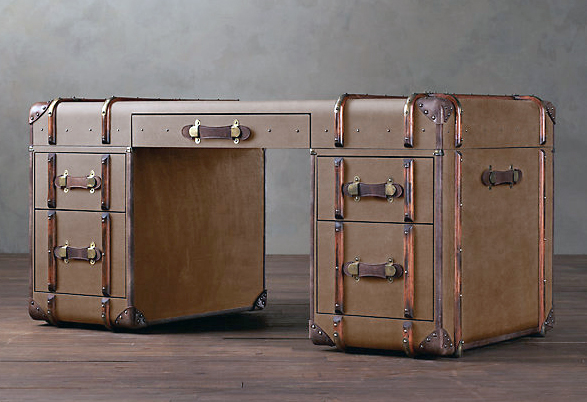 Richards’ Trunk Desk Looks As If You Could Sail the World With It