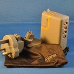 The Arctic Charger is a 4-port USB charger with international adapters.