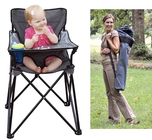 Folding Chairs on Collapsible High Chair