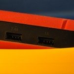 The Just Mobile Gum Duo has two USB ports - one 1 Amp and one 2.4 Amps.