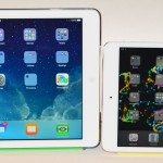 iPad Air (left) and iPad mini with Retina display (right)