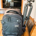 36) Full bag with tripod