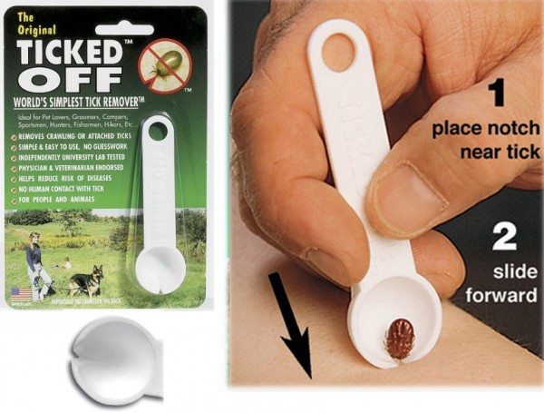 Easily remove ticks without touching them or needing tweezers The