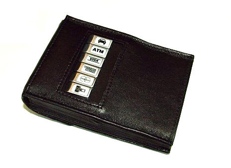 acm wallet silver hybrid 12card15