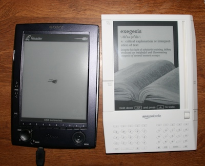 kindle and sony