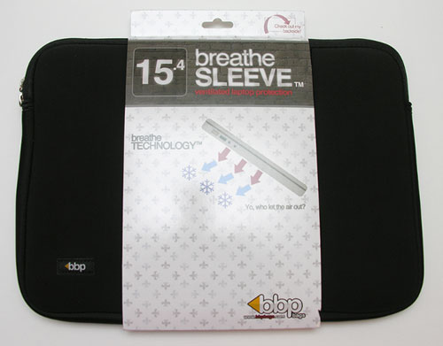 bbp bags Breathe Sleeve package