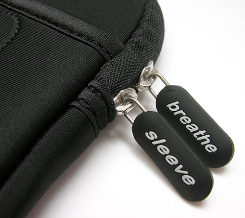 bbp bags Breathe Sleeve zipper pulls