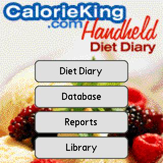 CalorieKing Opening Screen