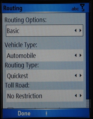 copilot routeoptions