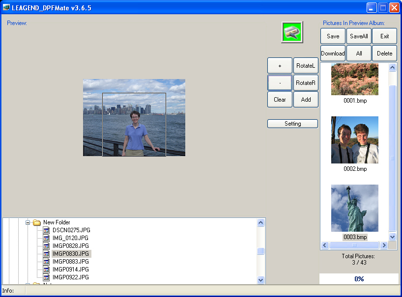 zina digital photo viewer keychain software