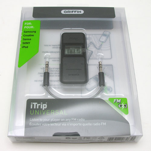 Griffin iTrip FM Transmitter and Auto Charger for Sansa 