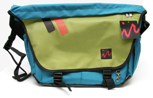 ice red messenger bag