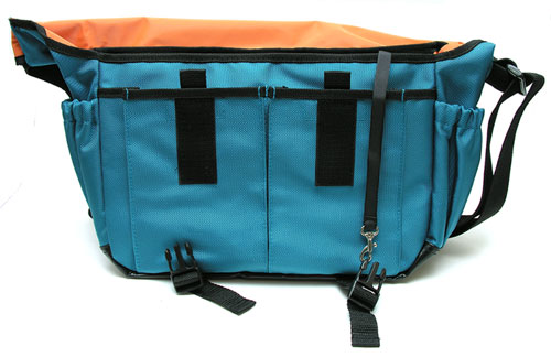 ice red messenger bag