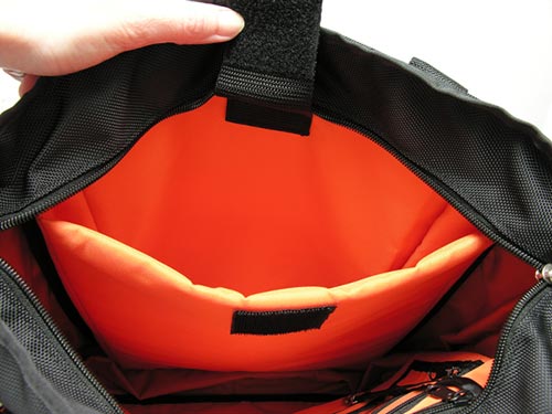 ice red uni laptop tote