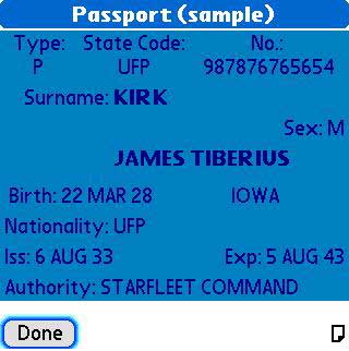 Sample Passport