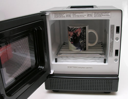 iWaveCube Mini Microwave Black - Office Depot