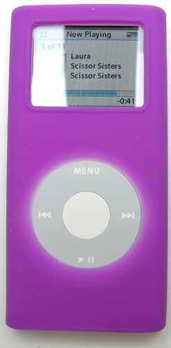 Marware Sport Grip Custodia In Silicone Per IPod Nano 2G – Rossa Con Protezione Schermo