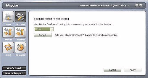 maxtor one touch software download