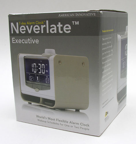 neverlate executive alarm clock