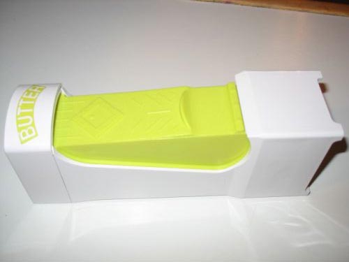 Stick Butter/Cheese Cutter Slicer Hand Click Blade Dispenser Container Easy  Use