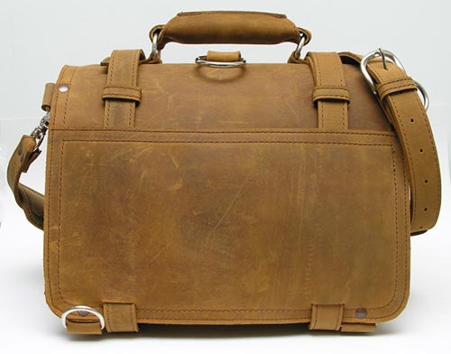 Two knock off Saddleback Leather briefcases. Analysis. 