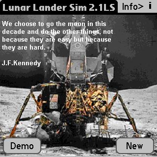 LEM Simulator 2.1 Opening Screen