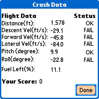 LEM Simulator 2.1 Flight Screen3