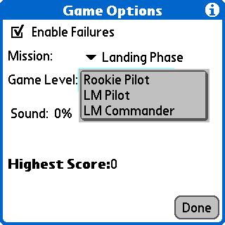 LEM Simulator 2.1 Options Screen3