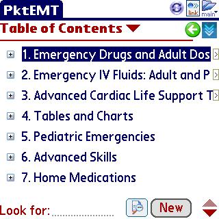 Pocket EMT Menu 1